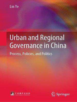 cover image of Urban and Regional Governance in China